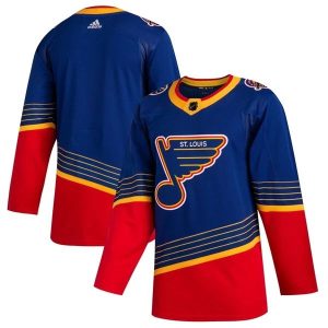 Herren St. Louis Blues Eishockey Trikot 2019-20 Blank Blau Retro Authentic